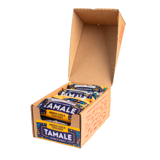 8 Single Serve/Case - Green Chile Chicken Tamales