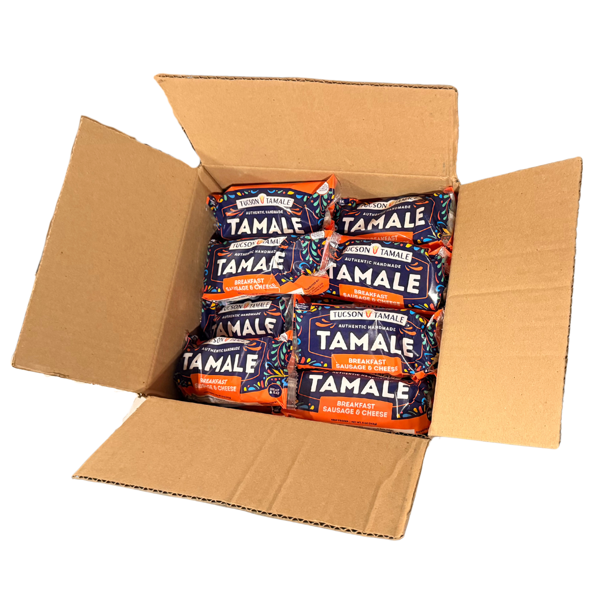 Breakfast Sausage & Cheese Tamales (24 Pack)