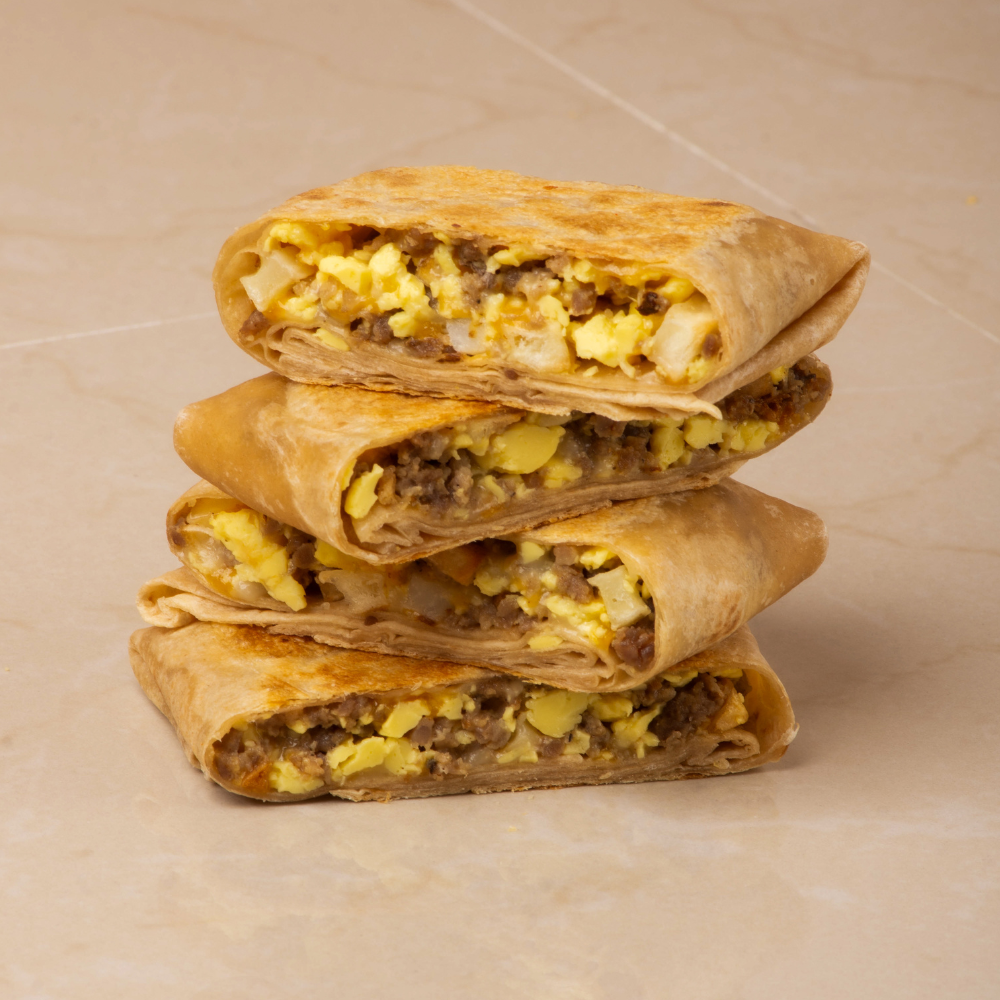 8 Single Serve/Case - Sausage & Egg Breakfast Squares