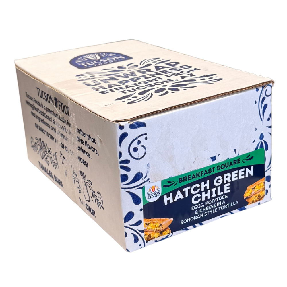 8 Single Serve/Case - Green Chile & Egg Breakfast Squares