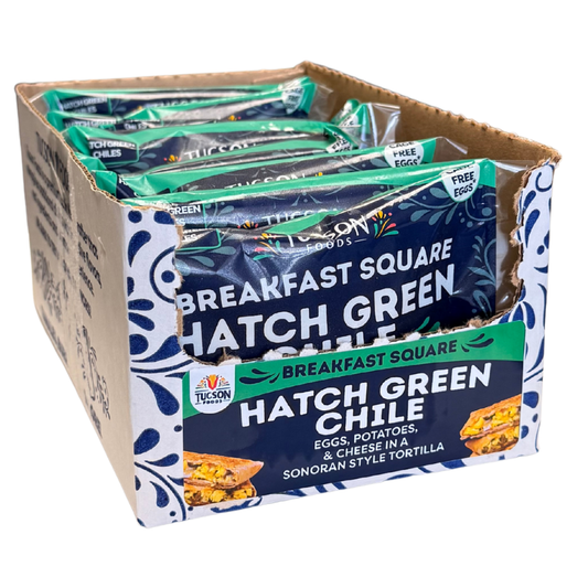 8 Single Serve/Case - Green Chile & Egg Breakfast Squares