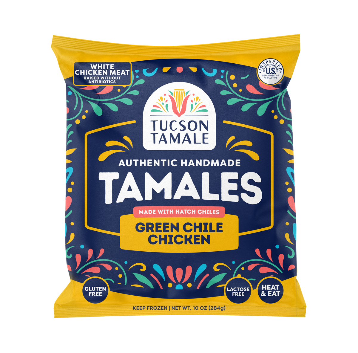 6 Twin Packs - Green Chile & Chicken Tamales