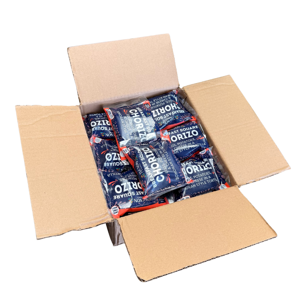 Chorizo & Egg Squares (27 Pack)